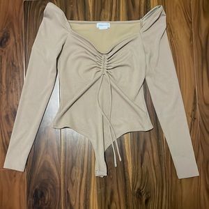 Lovers and Friends Isabella Bodysuit Warm Taupe